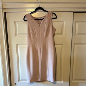 Calvin Klein Sleeveless Blush Mini Dress